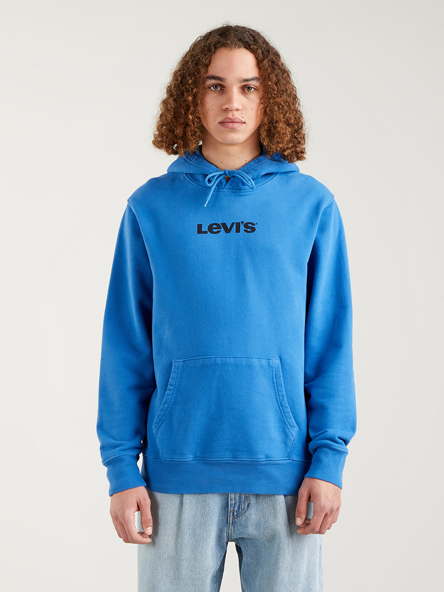 

Худи мужское Levi's A2410-0004 синее 2XL, A2410-0004