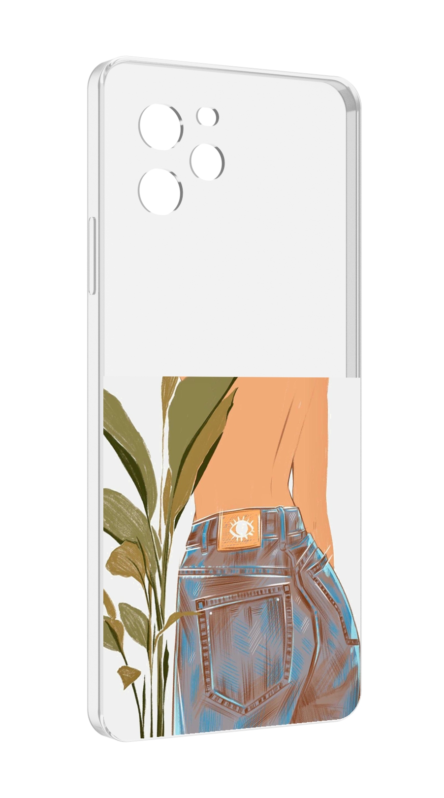 

Чехол MyPads девушка-в-джинсах для Huawei Nova Y61 / Huawei Enjoy 50z, Прозрачный, Tocco