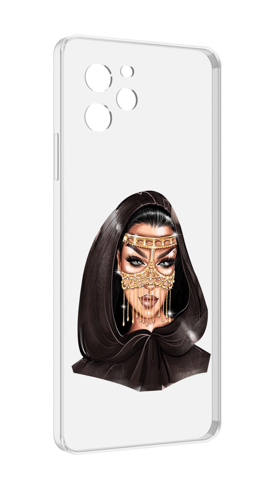 

Чехол MyPads девушка-в-золотой-маске для Huawei Nova Y61 / Huawei Enjoy 50z, Прозрачный, Tocco