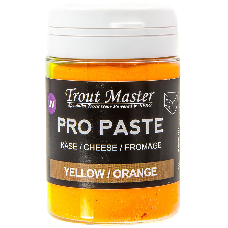 Форелевая паста Trout Master Pro Paste 60 гр Сыр Yellow Orange