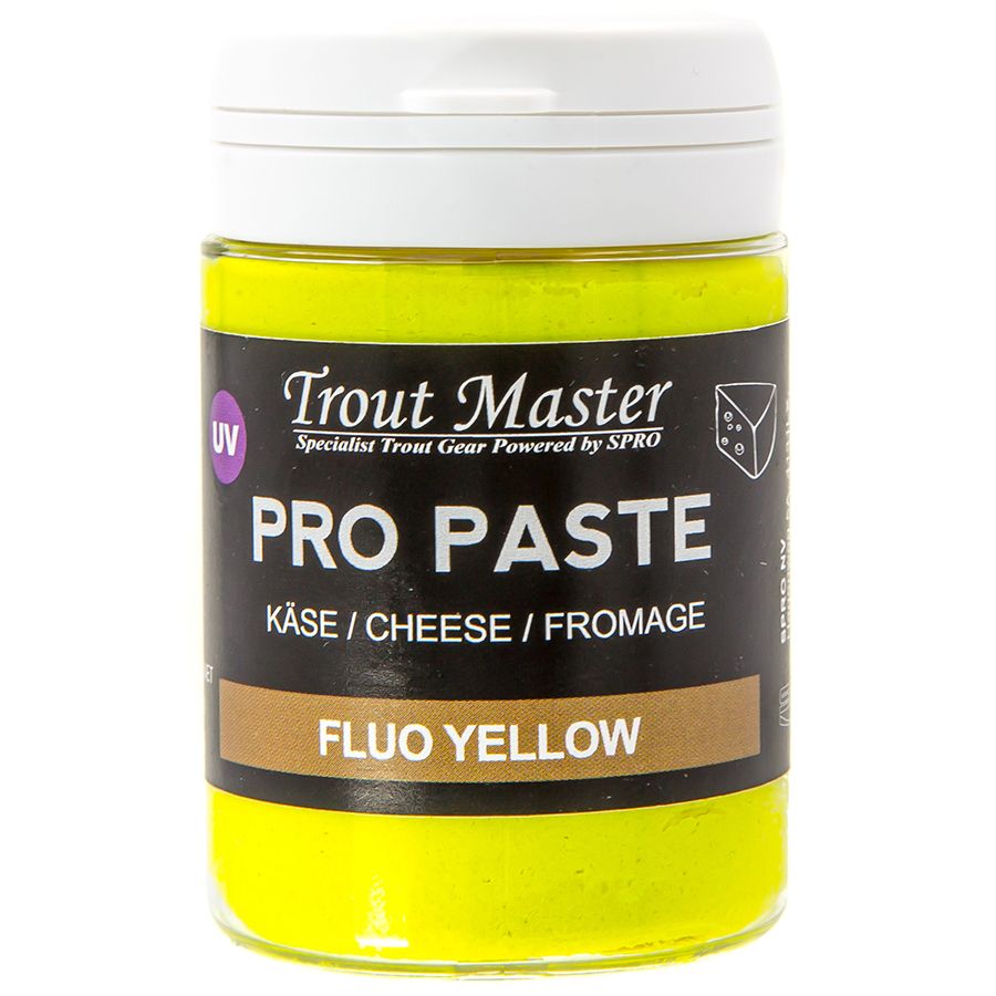 Форелевая паста Trout Master Pro Paste 60 гр Сыр Fluo Yellow