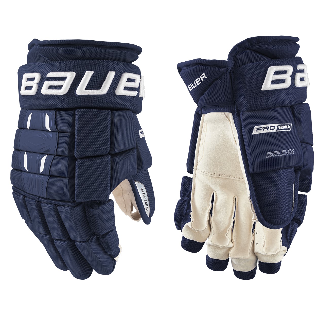 фото Перчатки хоккейные bauer pro series s21 sr. р.14 (темно-синие)