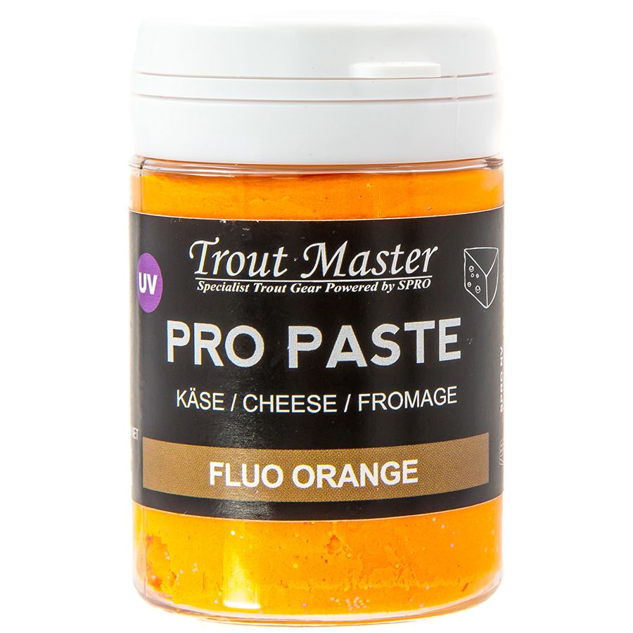 Форелевая паста Trout Master Pro Paste 60 гр Сыр Fluo Orange