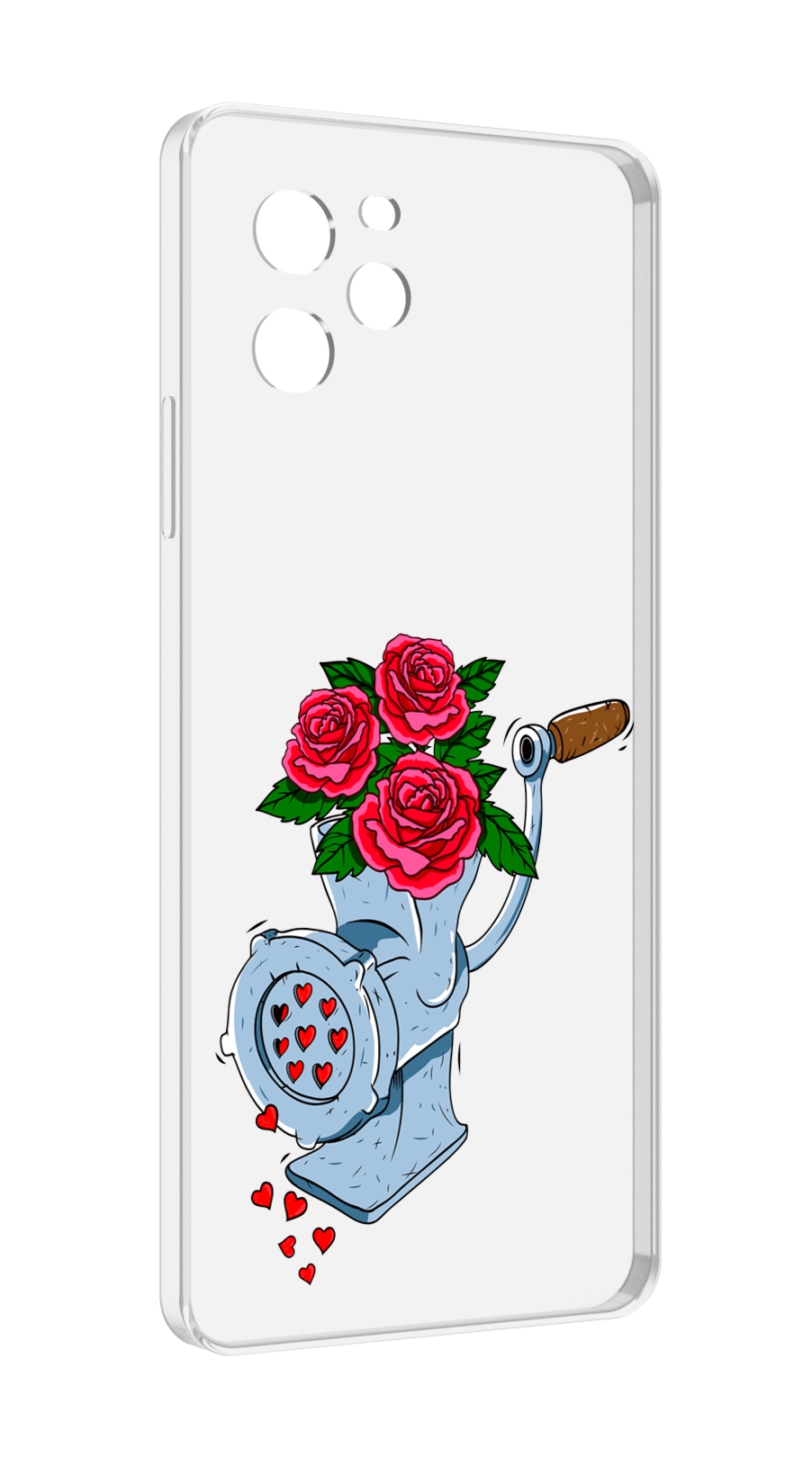 

Чехол MyPads Цветочные сердца для Huawei Nova Y61 / Huawei Enjoy 50z, Прозрачный, Tocco