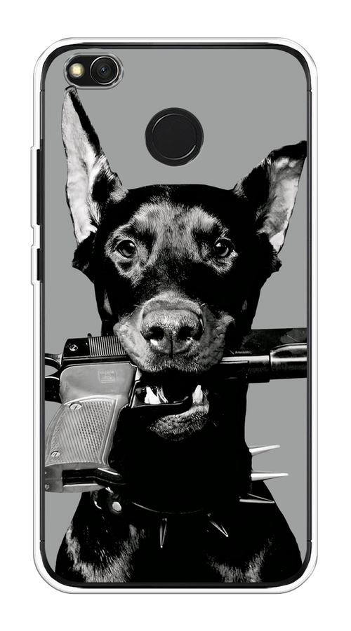 

Чехол Awog на Xiaomi Redmi 4X "Доберман", Серый, 31450-1