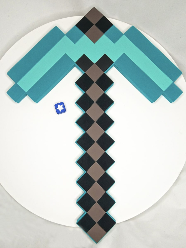 

Кирка Minecraft Алмазная (темная, 45 см)