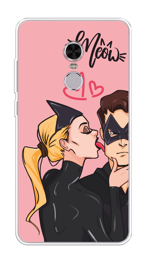 

Чехол Awog на Xiaomi Redmi Note 4 "Kiss of Cat Woman", Розовый;черный;бежевый, 31850-1