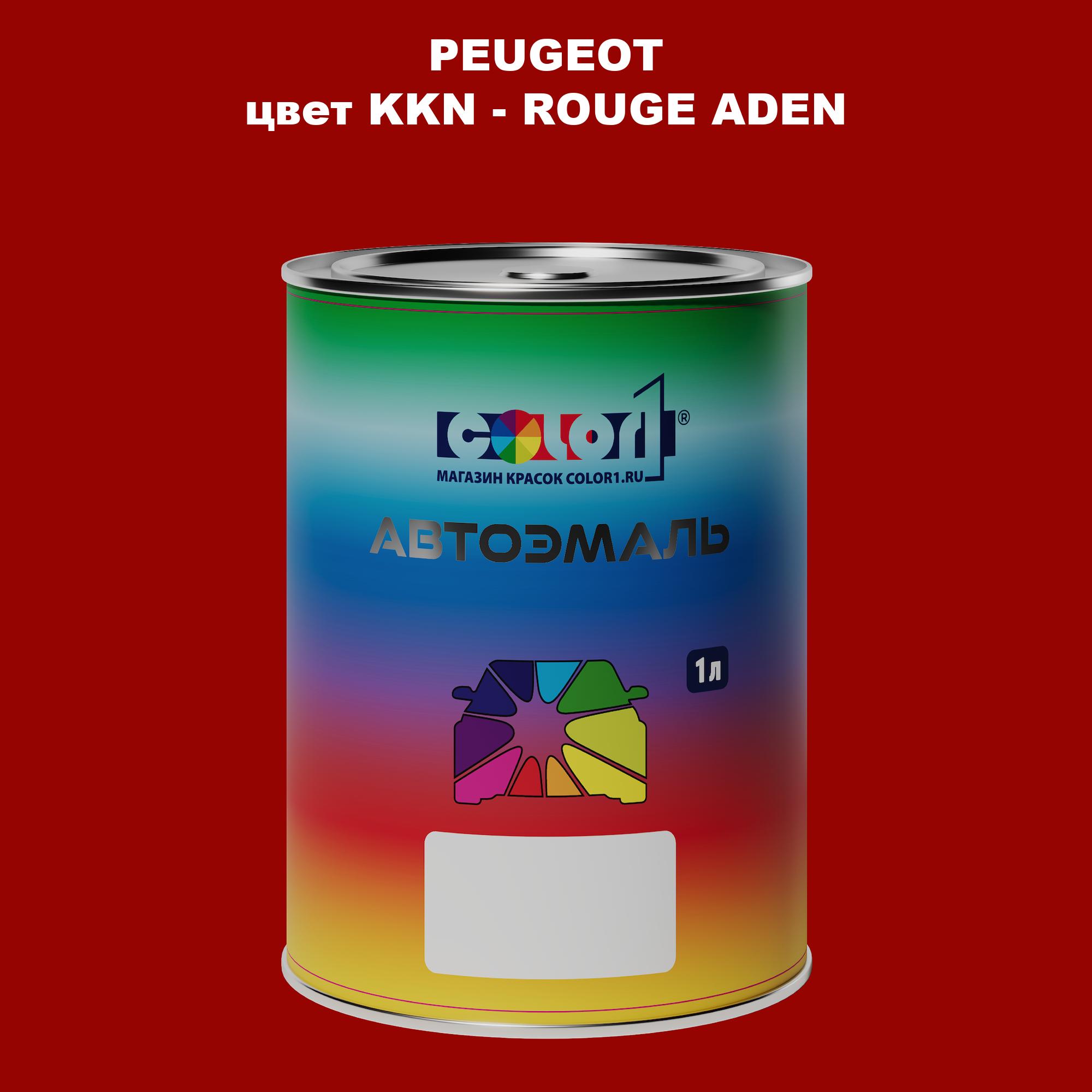 

Автомобильная краска COLOR1 для PEUGEOT, цвет KKN - ROUGE ADEN, Прозрачный