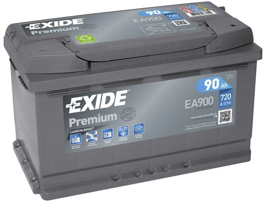 фото Аккумуляторная батарея exide premium 90 а/ч exide ea900