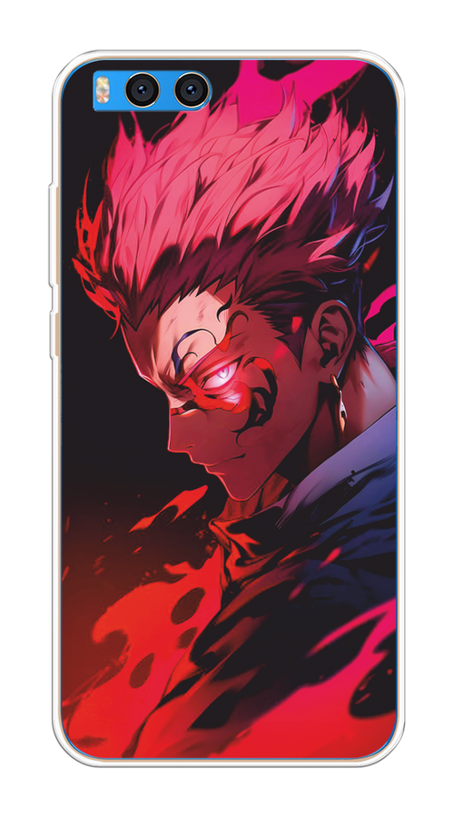 

Чехол Awog на Xiaomi Mi Note 3 "Взгляд Сукуны", Розовый;красный;черный, 32450-1