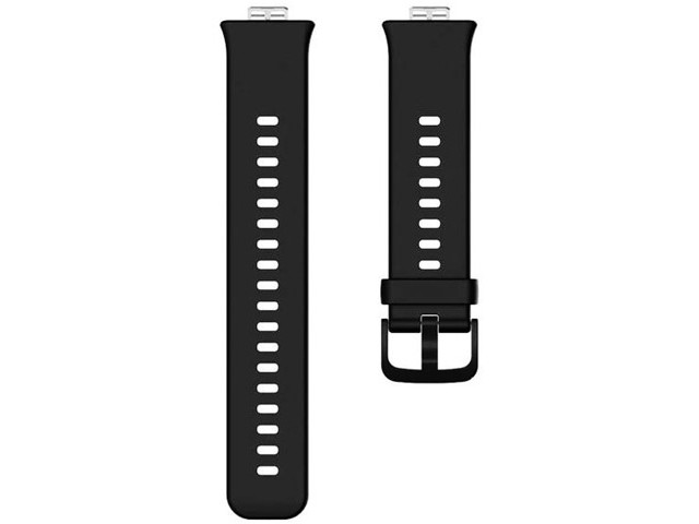 

Ремешок DF для Huawei Watch Fit Silicone Black hwBand-02, Huawei Watch Fit
