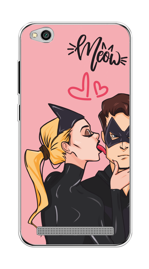 

Чехол Awog на Xiaomi Redmi 5A "Kiss of Cat Woman", Розовый;черный;бежевый, 32850-1