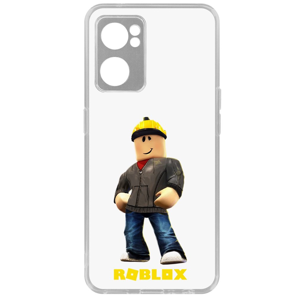

Чехол-накладка Кейс Roblox-Строитель для Oppo Reno7 5G, Прозрачный