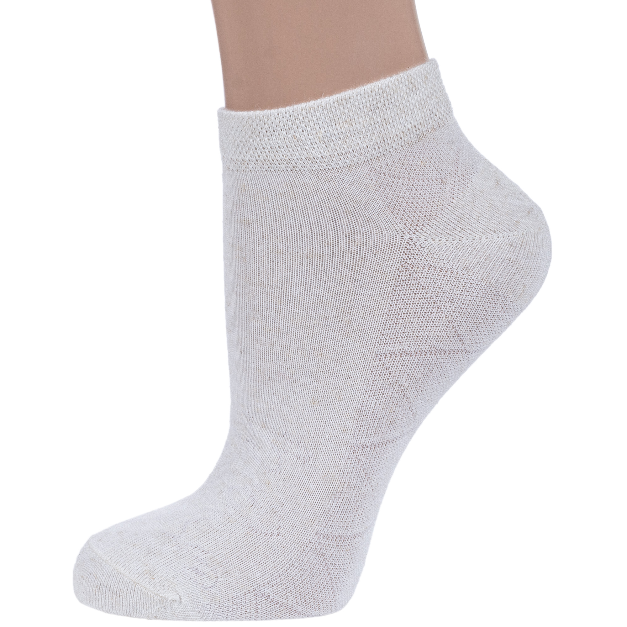 

Носки женские Grinston socks 18D4 бежевые 23, Бежевый, 18D4