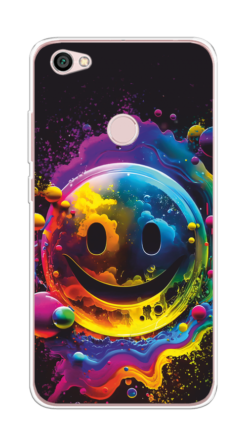 

Чехол Awog на Xiaomi Redmi Note 5A Prime "Кислотный смайл", Фиолетовый;желтый;синий, 32950-1