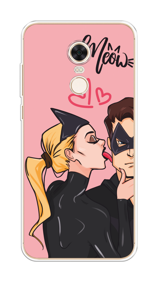 

Чехол Awog на Xiaomi Redmi 5 Plus "Kiss of Cat Woman", Розовый;черный;бежевый, 33150-1