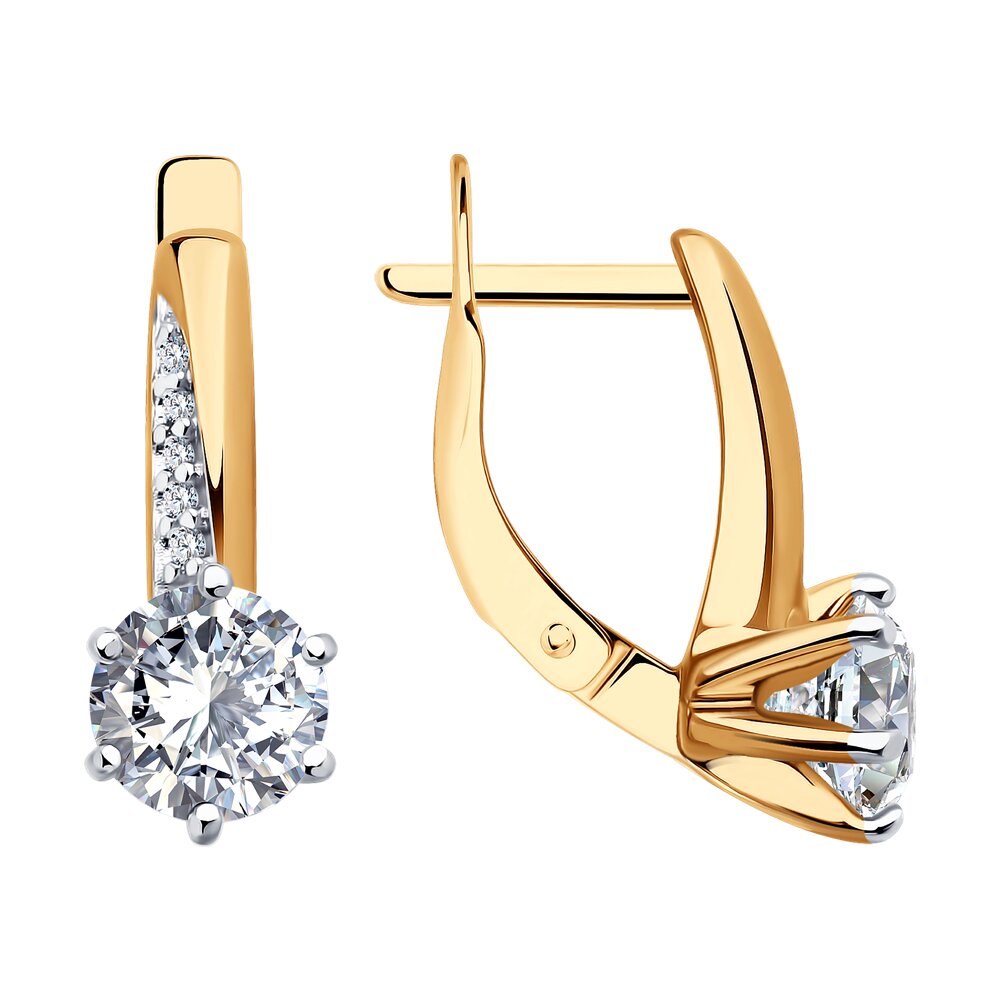 

Серьги из серебра Diamant 93-120-02134-1, фианит, 93-120-02134-1