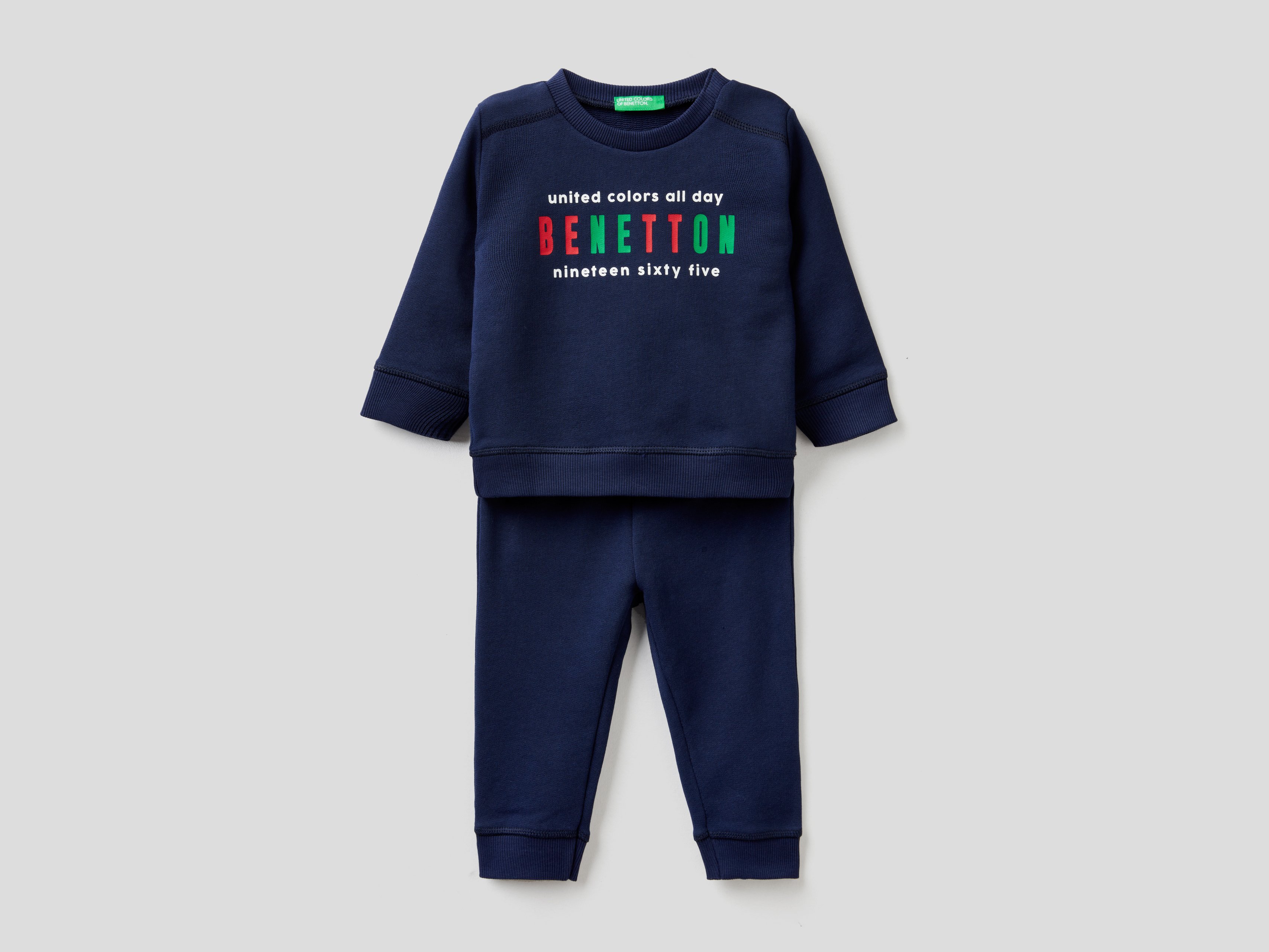 фото Костюм для мальчиков benetton цв. синий р.74 united colors of benetton