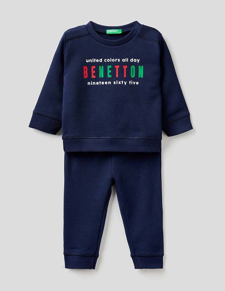 

Костюм для мальчиков Benetton цв. синий р.80, 21A_3J70Z11SH