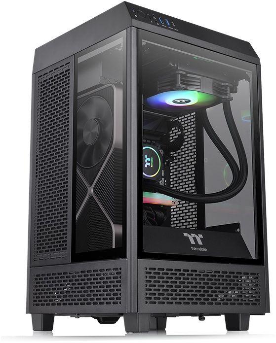 

Корпус компьютерный Thermaltake The Tower 100 (CA-1R3-00S1WN-00), The Tower 100