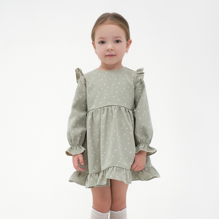 Платье детское KAFTAN П00000560, бирюзовый, 122
