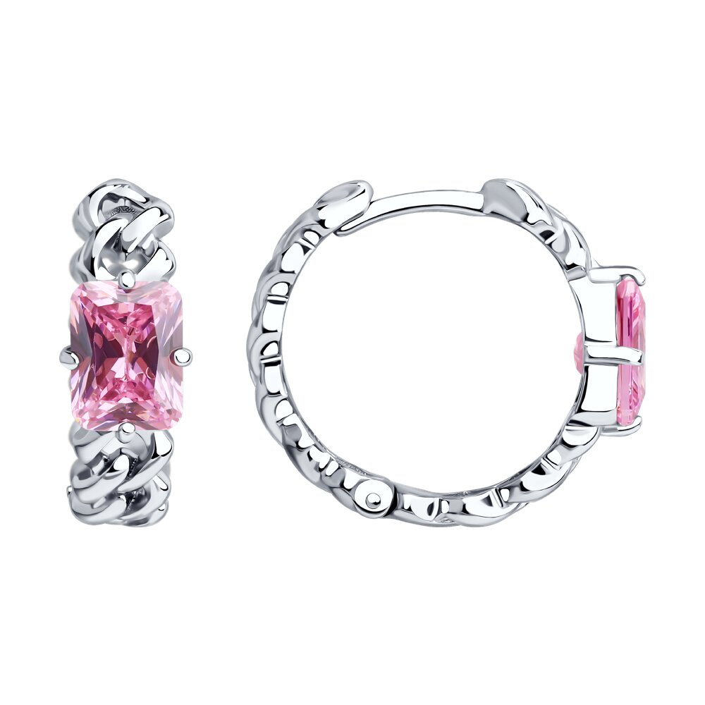 

Серьги из серебра SOKOLOV 94026837, фианит, 94026837