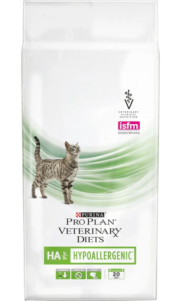 фото Корм для котят и кошек pro plan veterinary diets hypoallergenic при пищевой аллергии 1,3кг