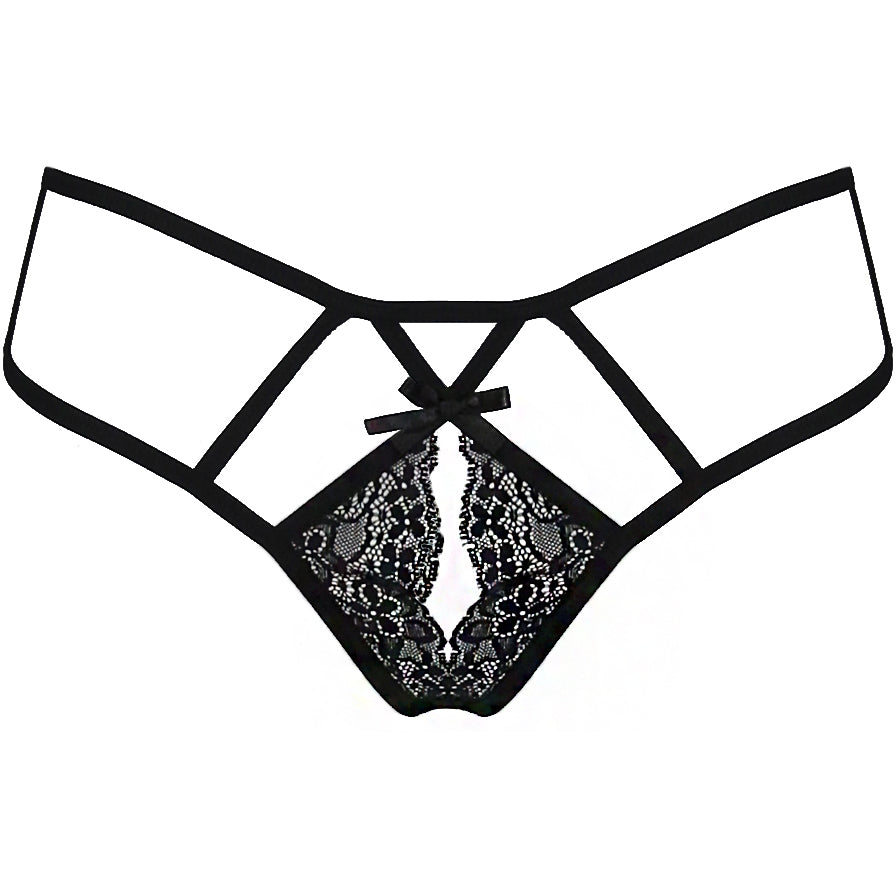 

Трусы стринги Passion Trini Thong Lingerie женские черные L/XL, Черный, 30779-17