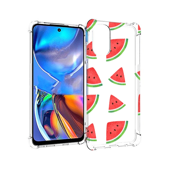 

Чехол MyPads арбузики для Motorola Moto E32, Прозрачный, Tocco