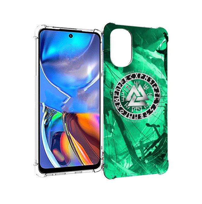 

Чехол MyPads ассасин-крид-2020-рагнарек мужской для Motorola Moto E32, Прозрачный, Tocco