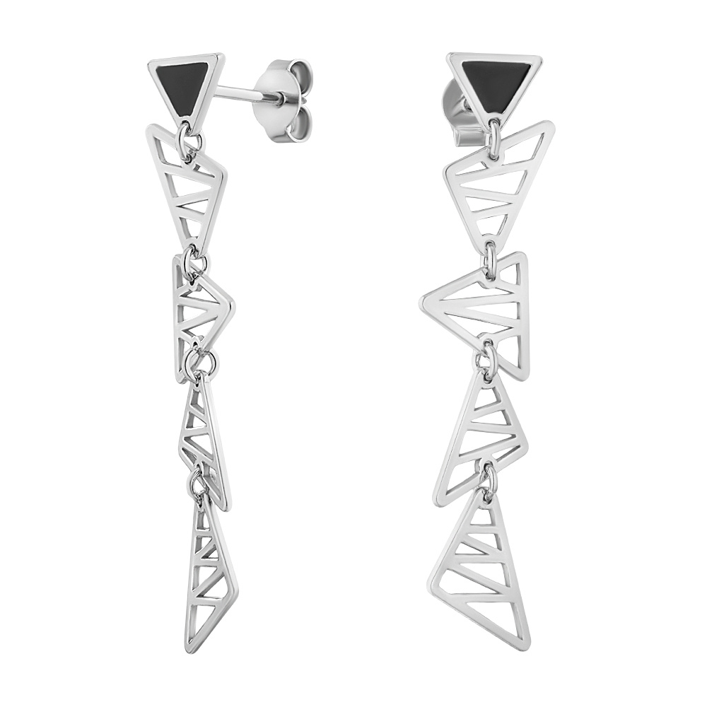 

Серьги из серебра с эмалью ЮВЕЛИР КАРАТ 2028648/9чг, 2028648/9чг
