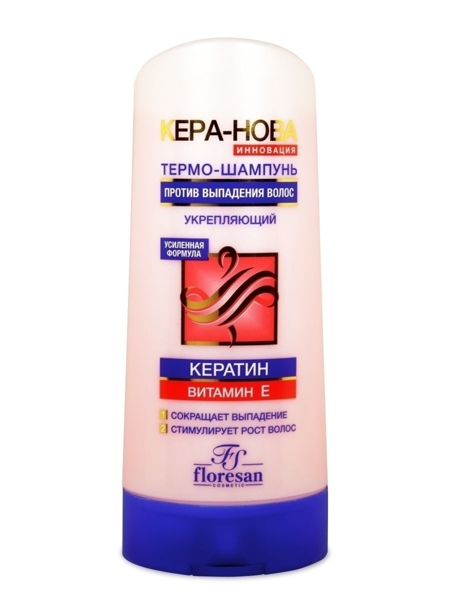 Термо-шампунь укрепляющий против выпадения волос Floresan Кера-Нова, 400 мл