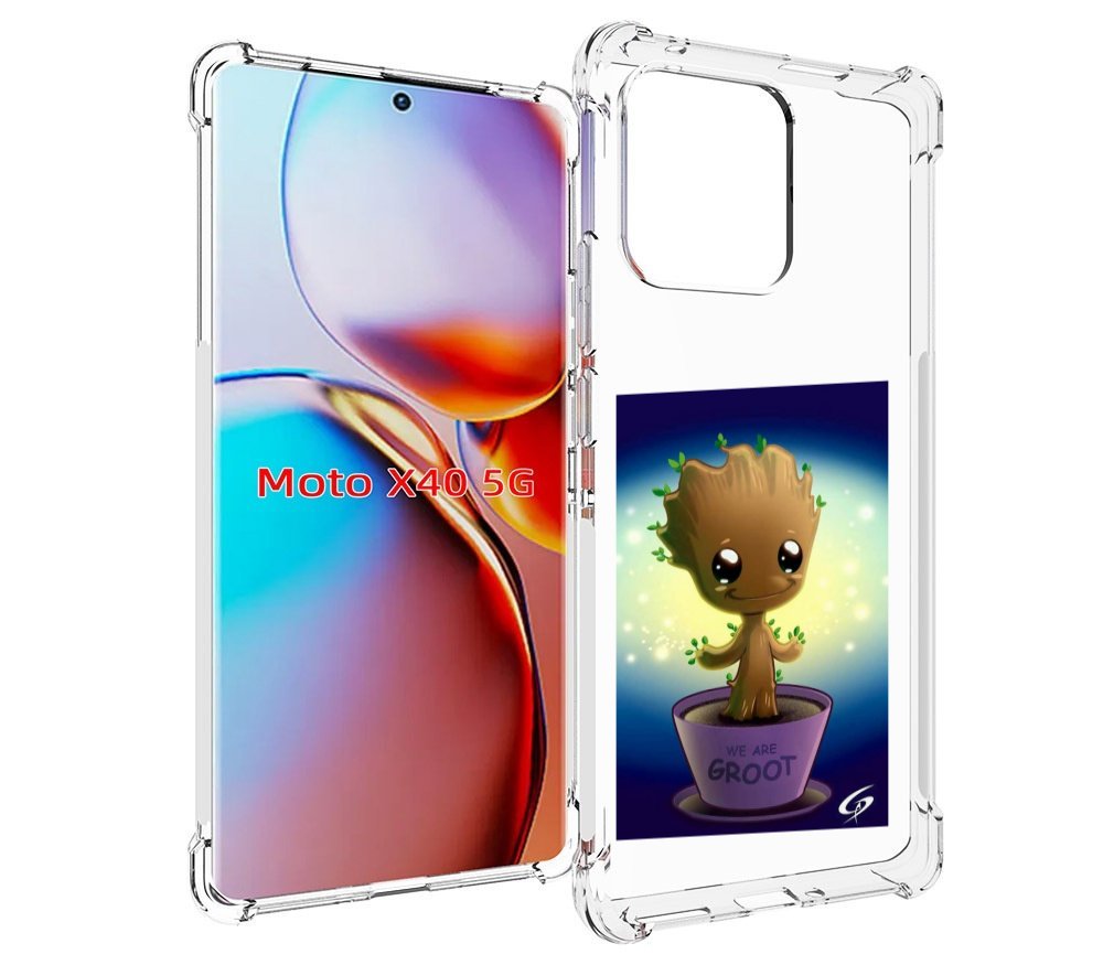 

Чехол MyPads Грут для Motorola Moto X40, Прозрачный, Tocco