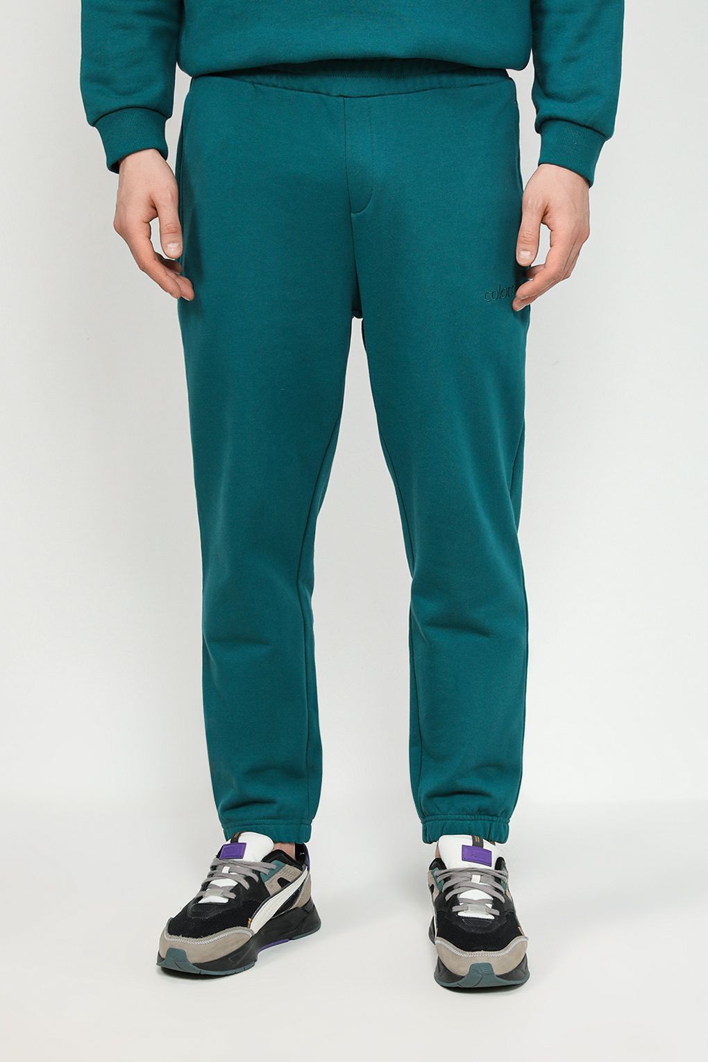 

Спортивные брюки мужские COLORPLAY CP23122386 бирюзовые XL, Бирюзовый, CP23122386