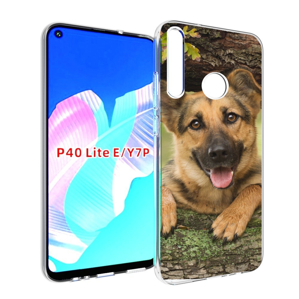 

Чехол бампер MyPads Собака-на-дереве для Huawei P40 Lite E, Прозрачный, Tocco