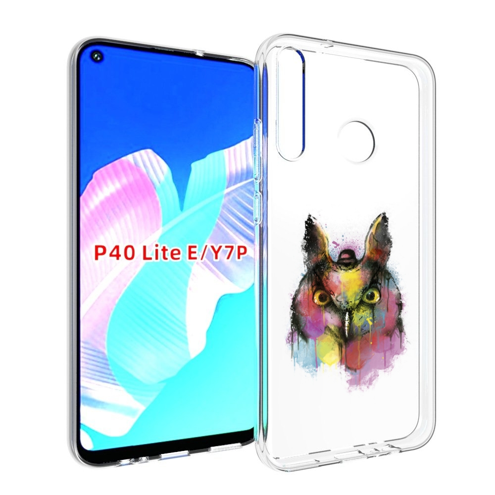 

Чехол бампер MyPads Сова 2 для Huawei P40 Lite E, Прозрачный, Tocco