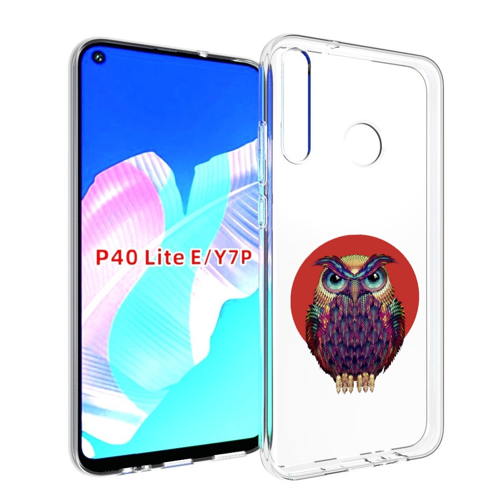 

Чехол бампер MyPads Сова 3 для Huawei P40 Lite E, Прозрачный, Tocco