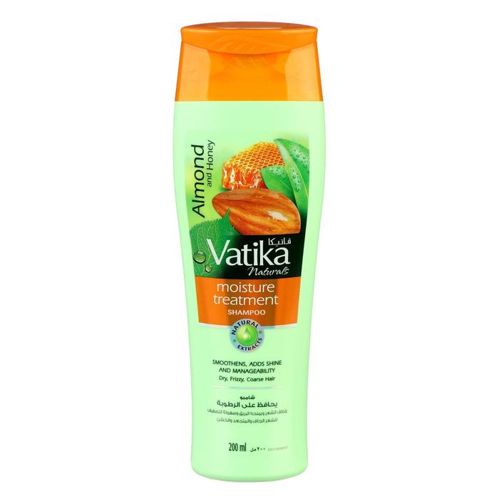 фото Шампунь для волос dabur vatika naturals moisture treatment увлажняющий, 200 мл