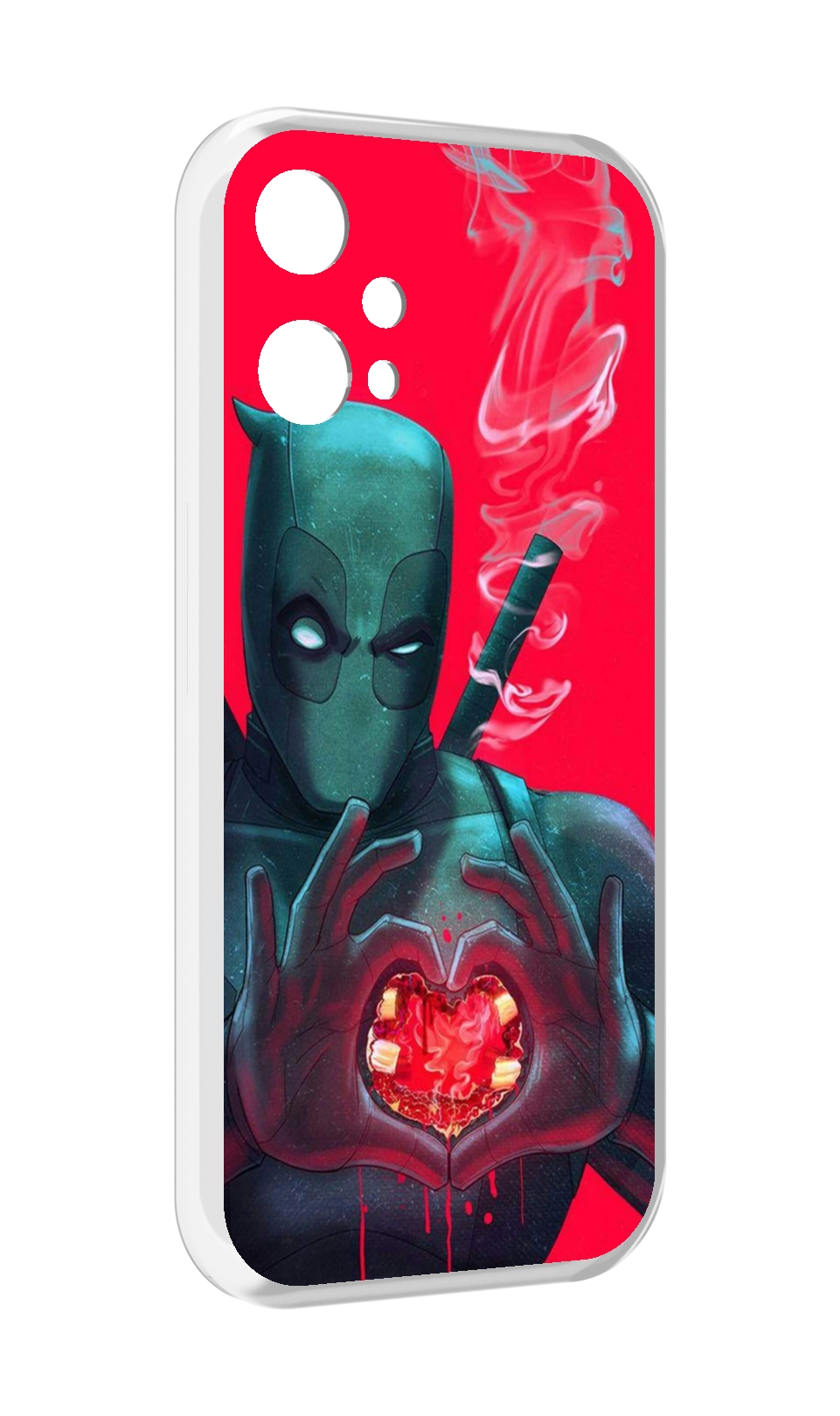 

Чехол MyPads дедпул-в-сердце для OnePlus Nord CE 2 Lite 5G, Прозрачный, Tocco
