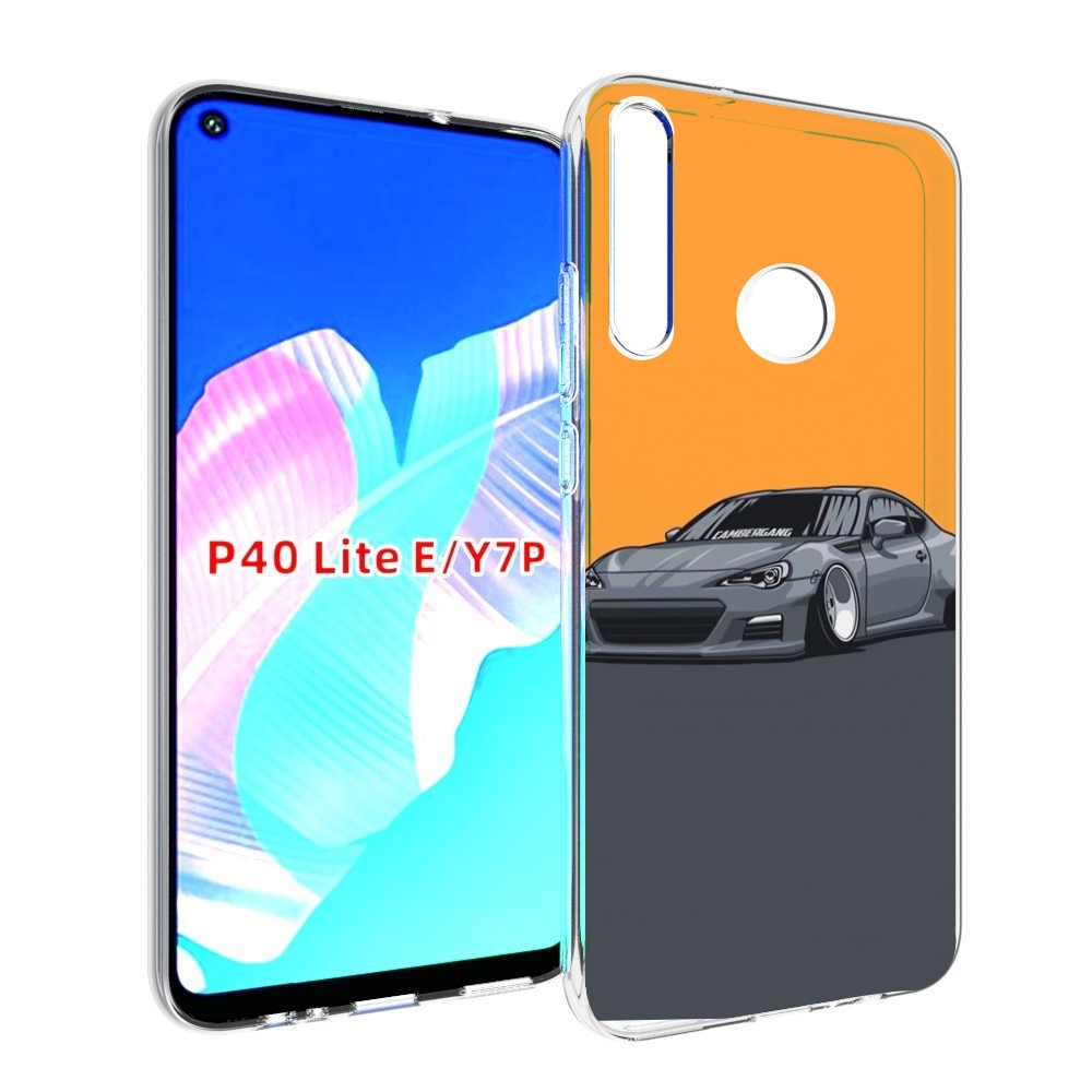 Чехол бампер MyPads Спорт-кар для Huawei P40 Lite E