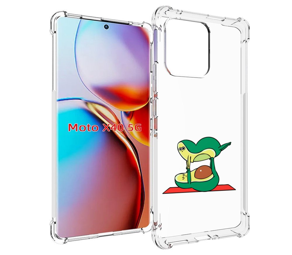 

Чехол MyPads Две-половинки для Motorola Moto X40, Прозрачный, Tocco