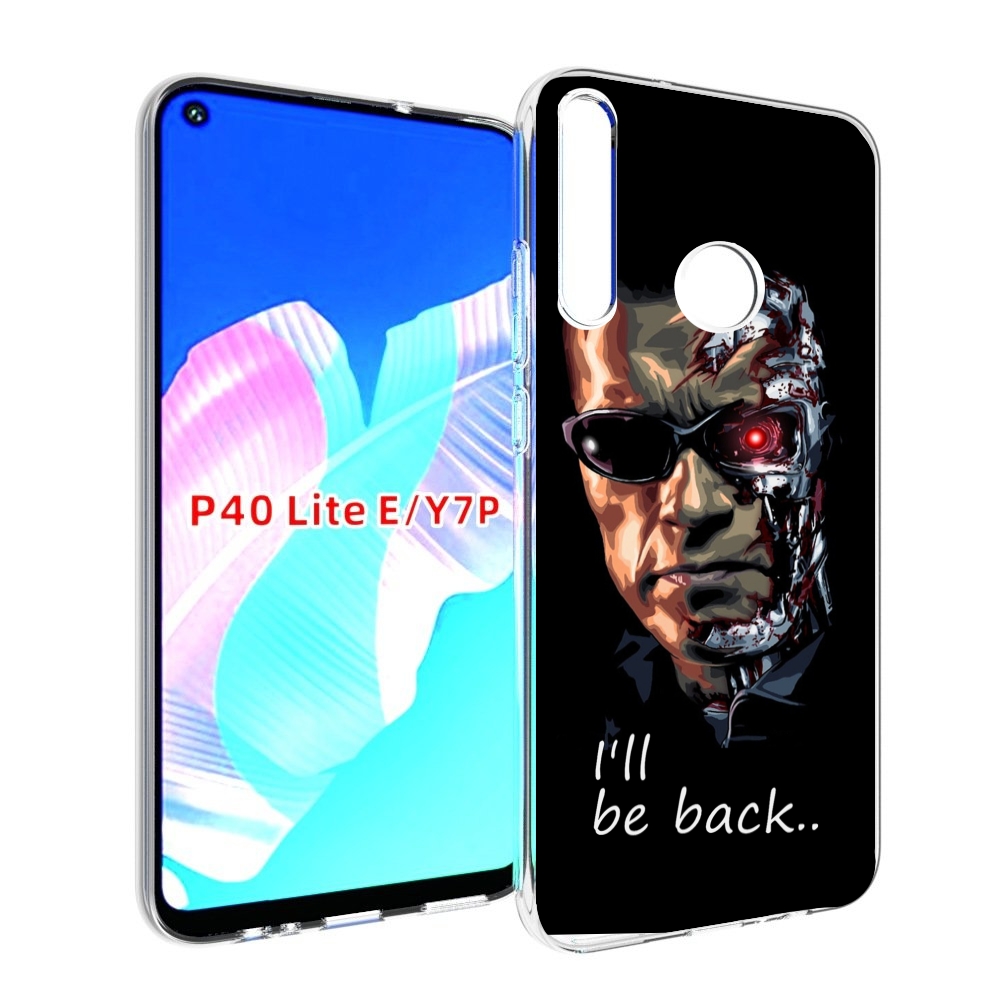 

Чехол бампер MyPads Терминатор для Huawei P40 Lite E, Прозрачный, Tocco