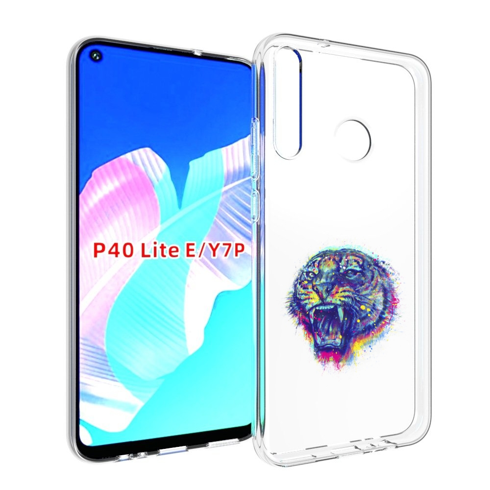 

Чехол бампер MyPads Тигр 2 для Huawei P40 Lite E, Прозрачный, Tocco