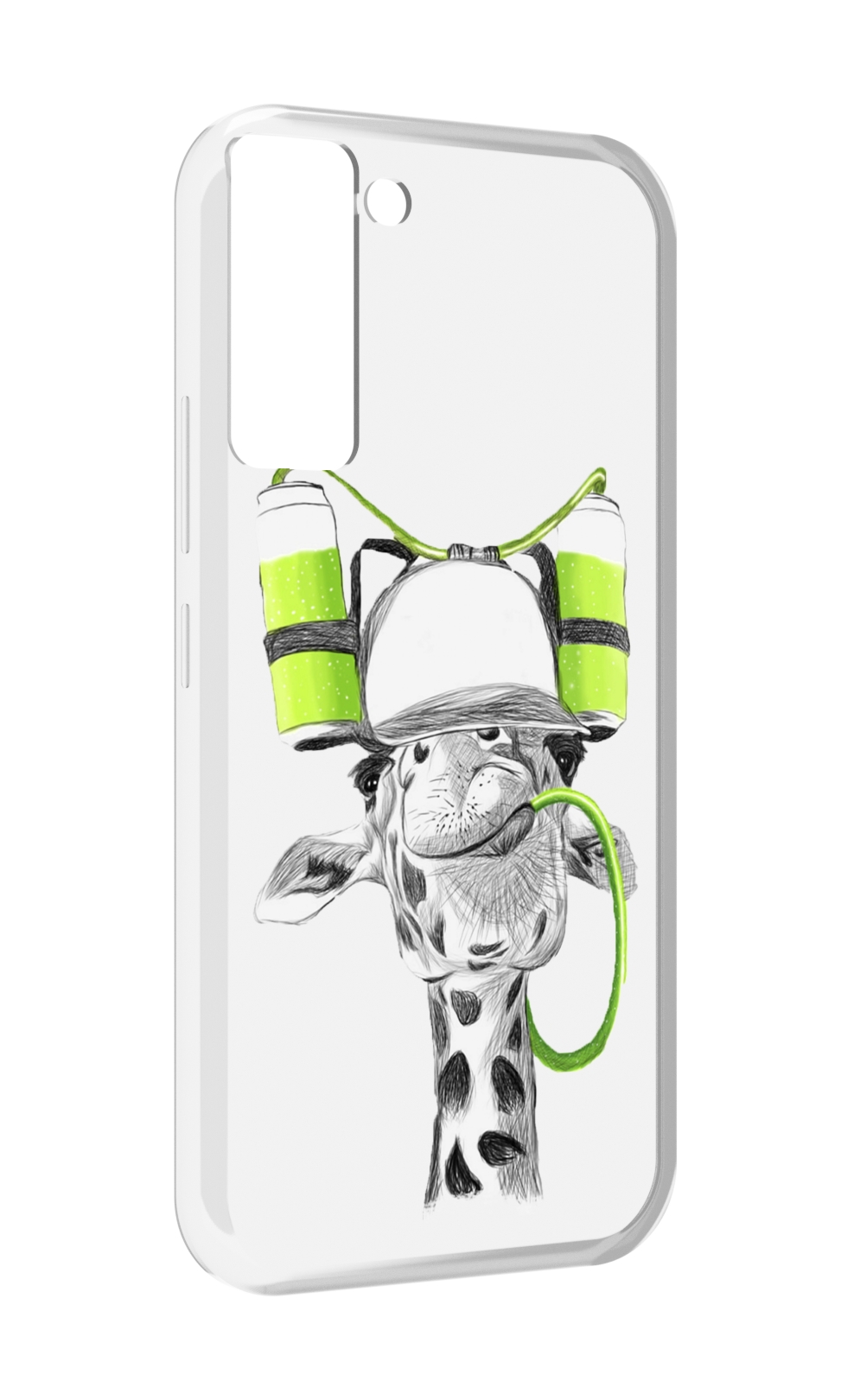 

Чехол MyPads Жираф для Tecno Pop 5 LTE / Pop 5 Pro, Прозрачный, Tocco