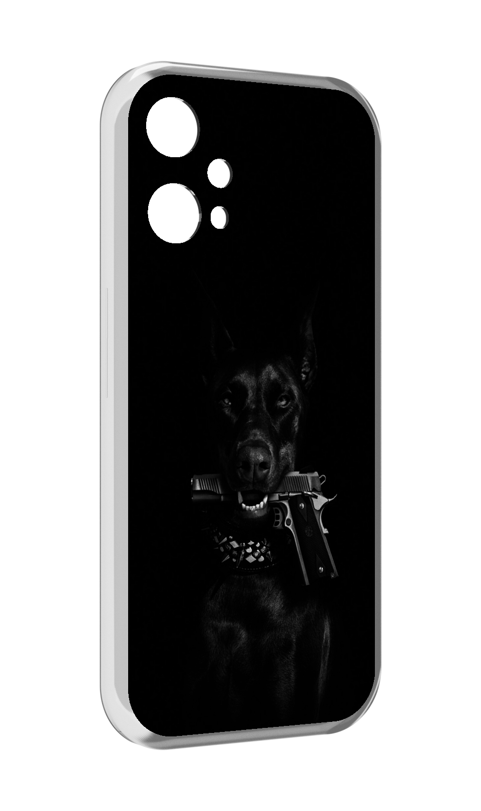 

Чехол MyPads доберман мужской для OnePlus Nord CE 2 Lite 5G, Прозрачный, Tocco