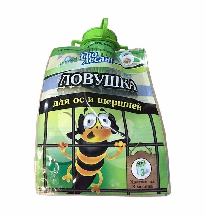 

Ловушка для ос и шершней Зеленый Биодесант