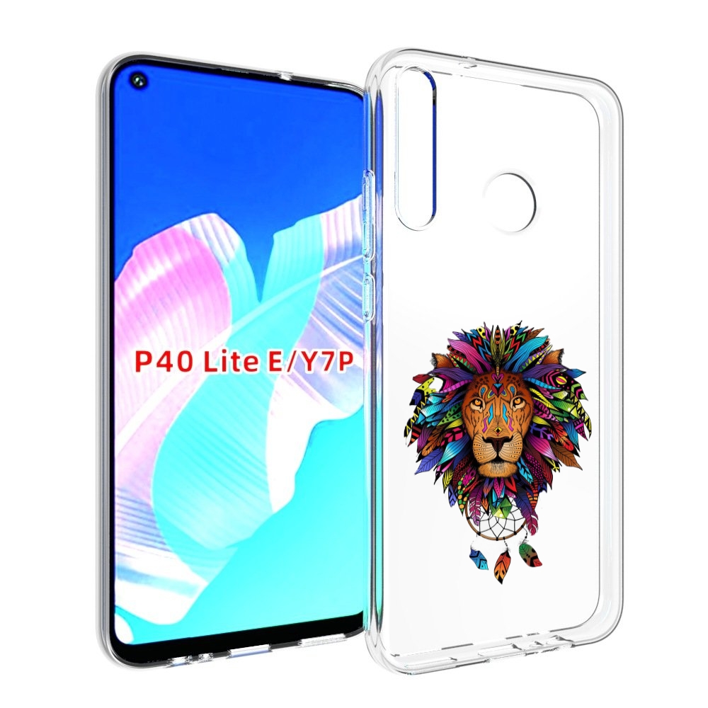

Чехол бампер MyPads Тотемный Лев для Huawei P40 Lite E, Прозрачный, Tocco