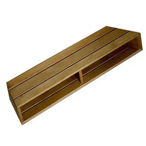 

Поручень для ванны E6D003-00 Bain-douche Neo Деревянная ступенька Wood 170 x 90/70 cм, Коричневый