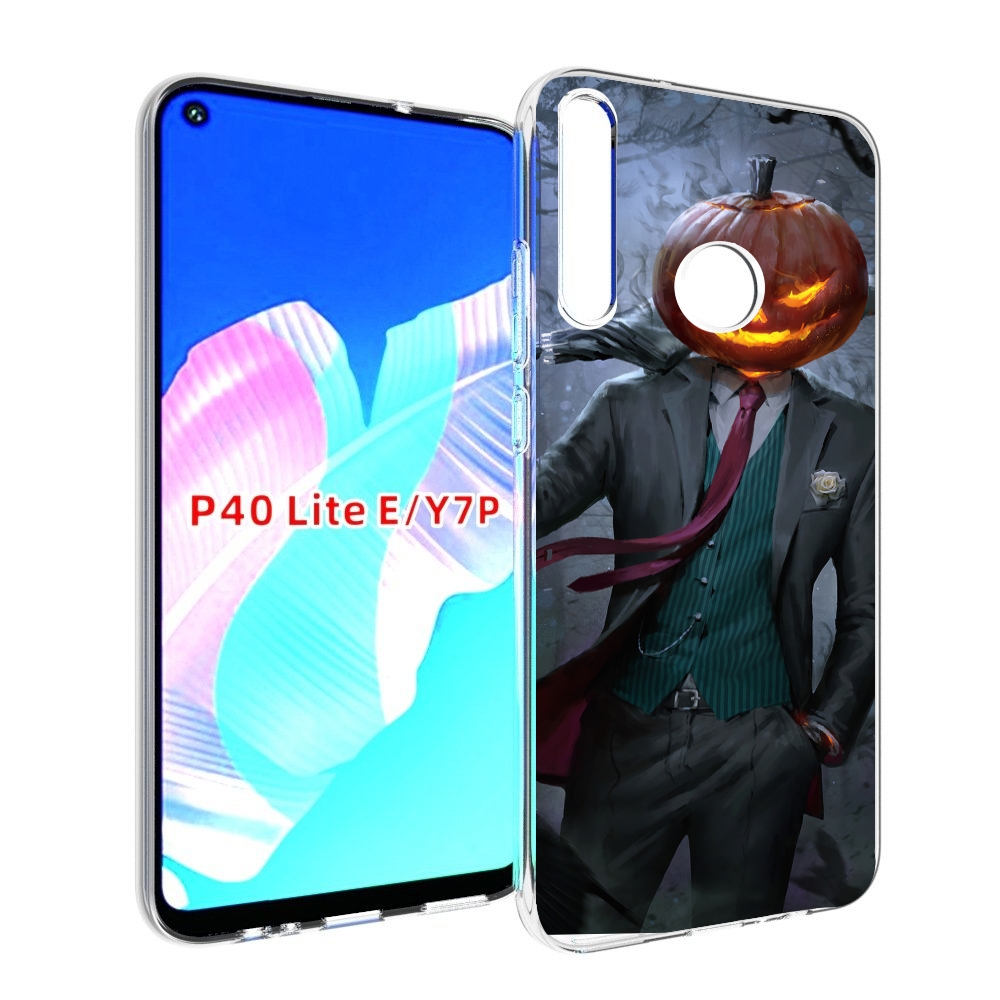 

Чехол бампер MyPads Тыква-убийца для Huawei P40 Lite E, Прозрачный, Tocco