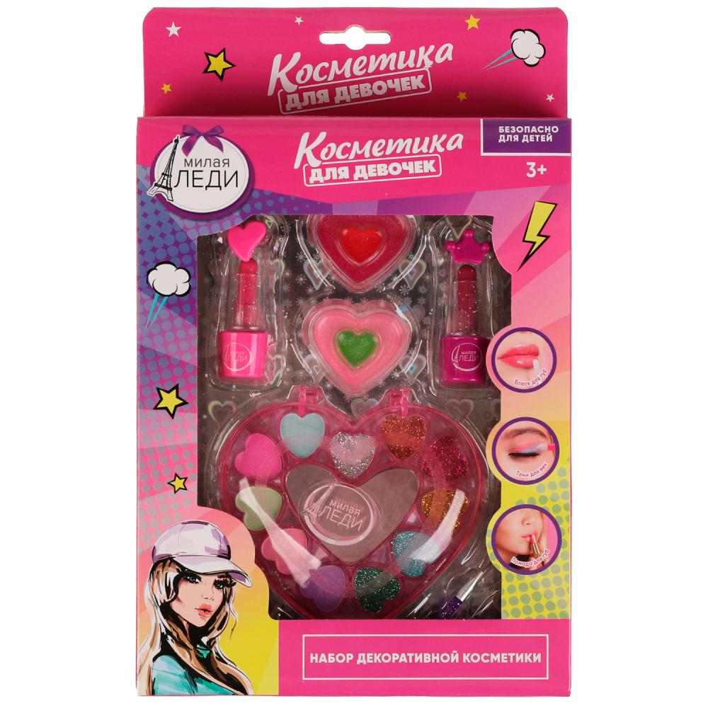 

Косметика для девочек (тени для век, блеск для губ, помада) Милая леди 20265E2-ML, Розовый;голубой;серебристый;красный;зеленый;фиолетовый
